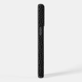 ブラック スネークスキン iPhoneケース (右側面)