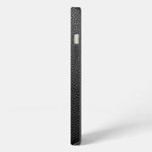 ブラック スネークスキン iPhoneケース (左側面)