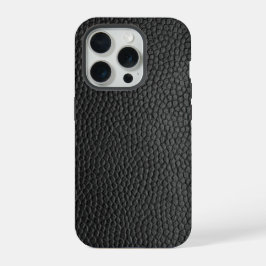 ブラック スネークスキン  iPhone 15 PROケース