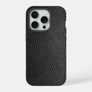 ブラック スネークスキン iPhone 15 PROケース