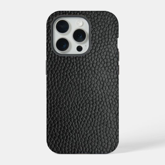 ブラック スネークスキン  iPhoneケース (裏面)