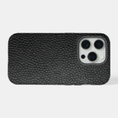 ブラック スネークスキン  iPhoneケース (裏面横)