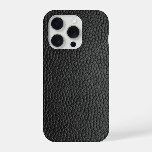 ブラック スネークスキン iPhoneケース (裏面)