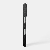ブラック スネークスキン iPhone 16ケース (右側面)