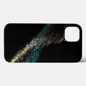 ブラック＋スパンコール Case-Mate iPhoneケース iPhone 13ケース (裏面 (横))