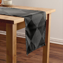 ブラック&スモーキーブラックダイヤモンドエレガント- & Timeless ショートテーブルランナー