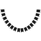 ブラック&スモーキーブラックダイヤモンドエレガント- & Timeless バンティングフラッグ (全)