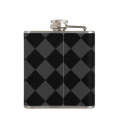 ブラック&スモーキーブラックダイヤモンドエレガント- & Timeless フラスク (裏面)