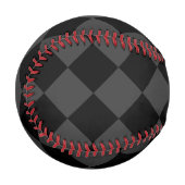 ブラック&スモーキーブラックダイヤモンドエレガント- & Timeless 野球ボール (正面左)