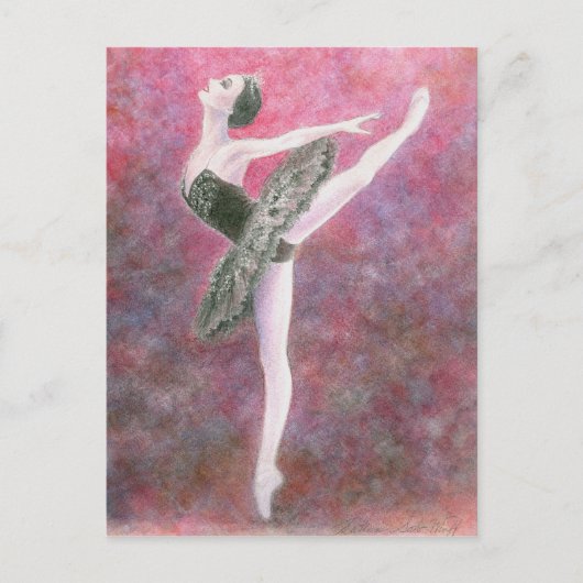 ブラック・スワン ポストカード ポストカード (正面)