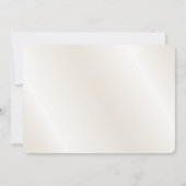 ブラック スワール & クリーム 30周年 結婚記念日 写真 招待状 (裏面)