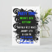 ブラック スワール グランジ, パーティータイム！, メイソンの16歳の誕生日... 招待状 (スタンド正面)