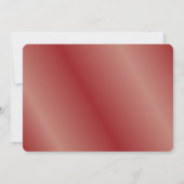 ブラック スワール & ルビー 40周年 結婚記念日 写真 招待状 (裏面)