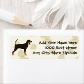 ブラック&タンコンハウンドオンタン葉 ラベル (インサイチュ)