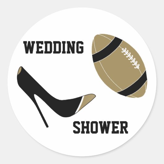 ブラック&タンサッカーをテーマにした封筒用シール ラウンドシール (正面)