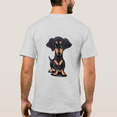 ブラック&タンダシュント Tシャツ (裏面)