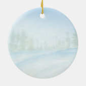 ブラック&タンダッシュンドソーセージドドッグクリスマスリース セラミックオーナメント (裏面)