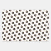 ブラック&タン絵を描クーンハウンドオリジナルドッグアート ラッピングペーパーシート (正面2)