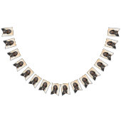 ブラック&タン絵画クーンハウズ – オリジナルドッグアート バンティングフラッグ (全)