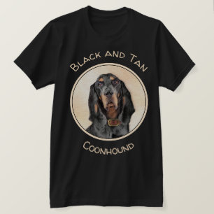 ブラック&タン·クーンハウン絵画ドズ-オリジナル·ドッグ·アート Tシャツ