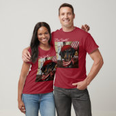 ブラック＆タン・ドキシ― Tシャツ (ユニセックス)