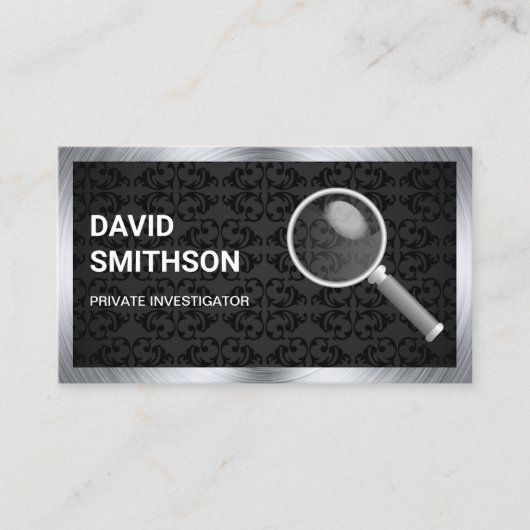 ブラック・ダマスク探偵団 名刺 (正面)