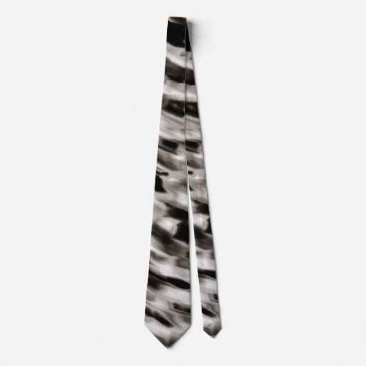 ブラック&チューペシルク抽象芸術 ネクタイ (正面)
