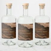 ブラック&デザート金ゴールド結婚の酒類ボトルラベル リキュールボトルラベル (ボトル)