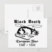 ブラック・デス ポストカード (正面/裏面)