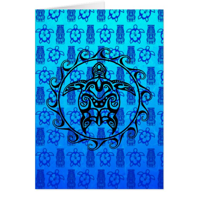 ブラック トライバル タートル (正面)