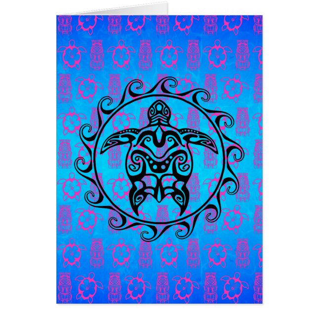 ブラック トライバル タートル (正面)