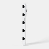 ブラック ドット iPhone 15 Pro カー iPhoneケース (右側面)