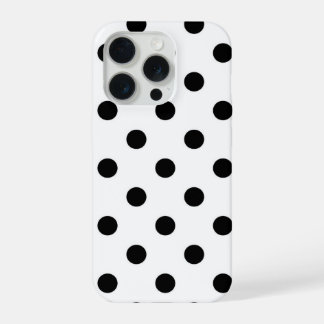 ブラック ドット iPhone 15 Pro カー Proケース