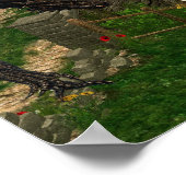 ブラック・ドラゴンとユニコーン・ファンタジー ポスター (角)