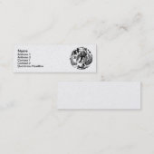 ブラック·ドラゴン·名刺 スキニー名刺 (正面/裏面)