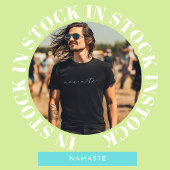 ブラック・ナマステTシャツ Tシャツ