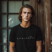 ブラック・ナマステTシャツ Tシャツ