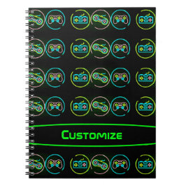 ブラック&ネオンゲーマー ノートブック