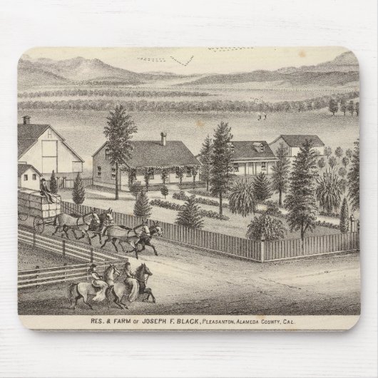 ブラック，ネールレジデンシズ，プロパティ マウスパッド (正面)