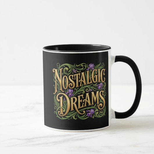 ブラック ノスタルジックドリーム マグカップ (右)