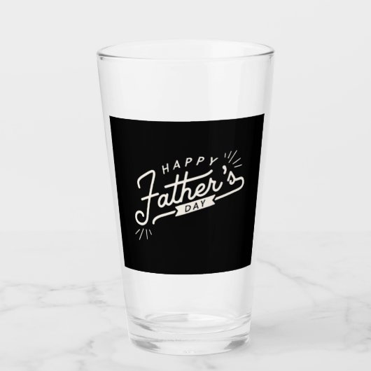 ブラック・ハッピー・ファーザー・デー タンブラーグラス (正面)