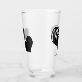 ブラック・ハート・シェイプ氏結婚 タンブラーグラス (右)