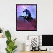 ブラック&バイ威厳のあるミシェル・ワイルダー ポスター (ホームオフィス)