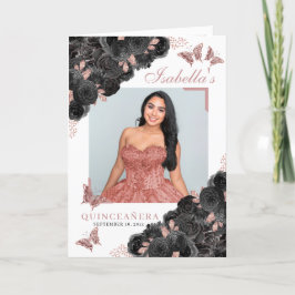 ブラック&バラ金ゴールドキンセアニェラティアラ蝶 プログラム