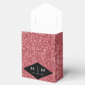 ブラック&バラ金ゴールドグリッターシックサンキューズ結婚ズ フェイバーボックス (オープン)