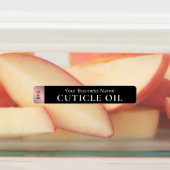 ブラック&バラ金ゴールドコスメティックツイストペンキューティクル油 ラベル (貼付)