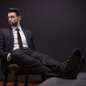 ブラック&バラ金ゴールドビットコイン暗号コインパターン ネクタイ