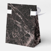 ブラック&バラ金ゴールドピンクグリッターマーブルグラムトレンディー フェイバーボックス (裏面サイド)