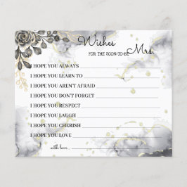 ブラック・バラ・シャワーカードのご希望 チラシ