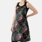 ブラック·パグ·ドッグ エプロン (インサイチュ)